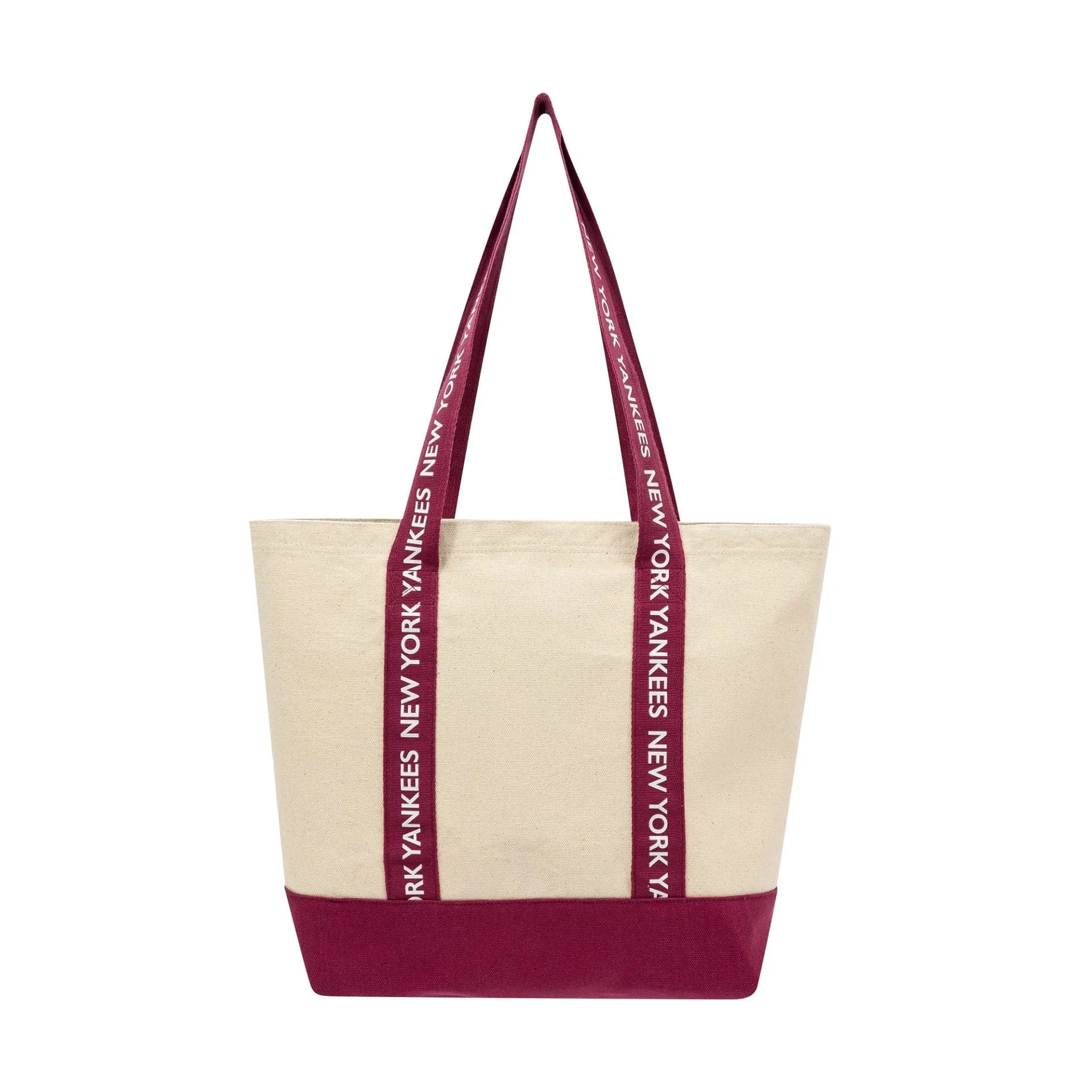 New York Yankees MLB Strap Dark Red Canvas Tote Bag NEW ERA