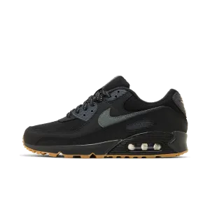 Nike Air Max 90 Black Smoke Grey Gum Reflective