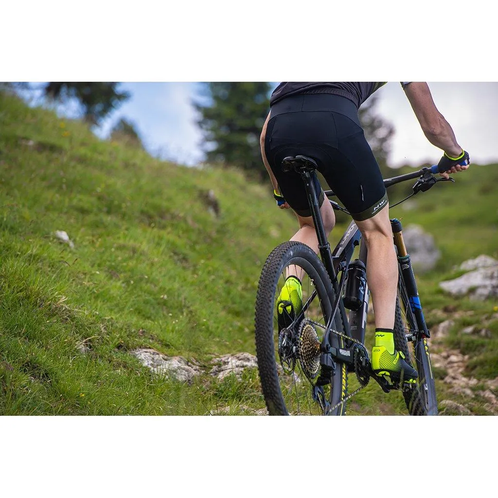 Northwave Origin Unisex Cycling Socks (Yellow Fluo/Black)