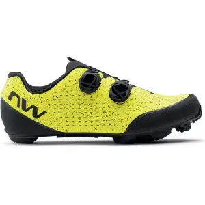 Northwave Rebel 3 MTB Cycling Shoes (Yellow Fluo/Black)