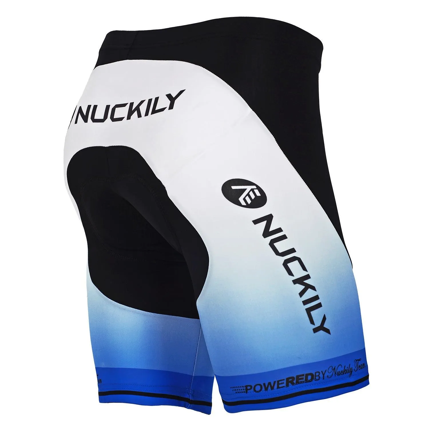Nuckily Mycycology Mens Cycling Shorts (White/Blue)