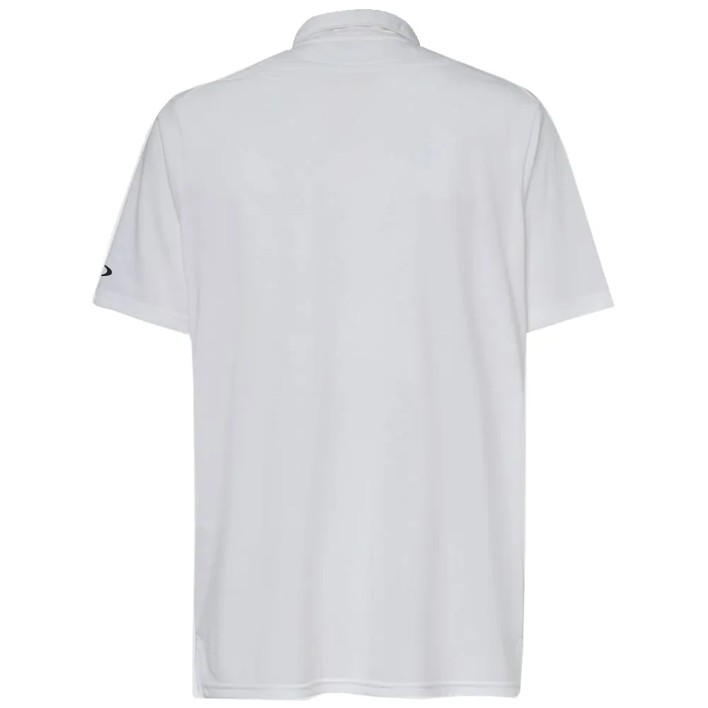 Oakley Azalea Stripe Polo Shirt - White Heather