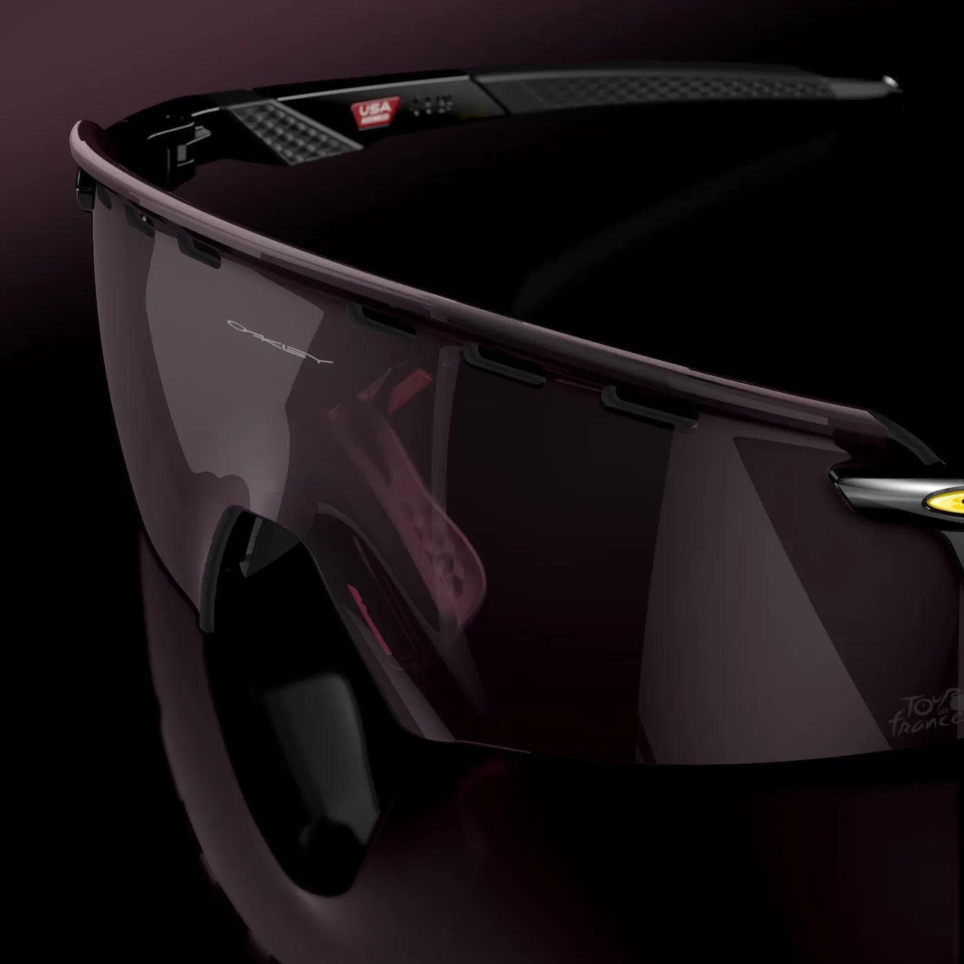 Oakley Encoder Strike Vented Tour de France sunglasses - Black Ink Prizm Road