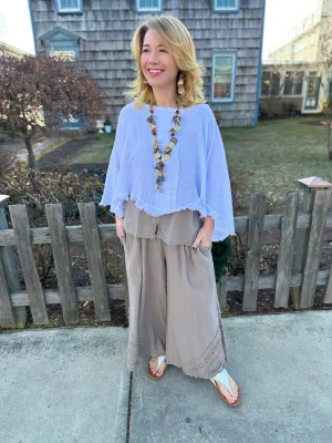 Oh My Gauze Calypso Blouse Snow