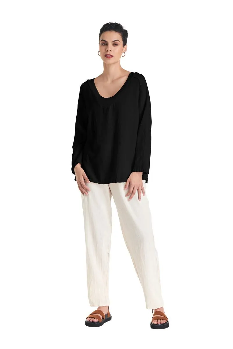 Oh My Gauze Classic Blouse Black