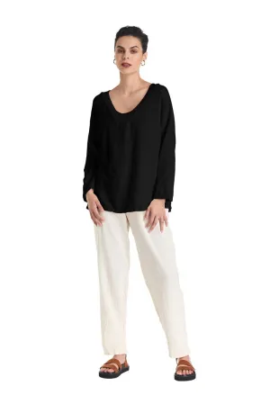 Oh My Gauze Classic Blouse Black
