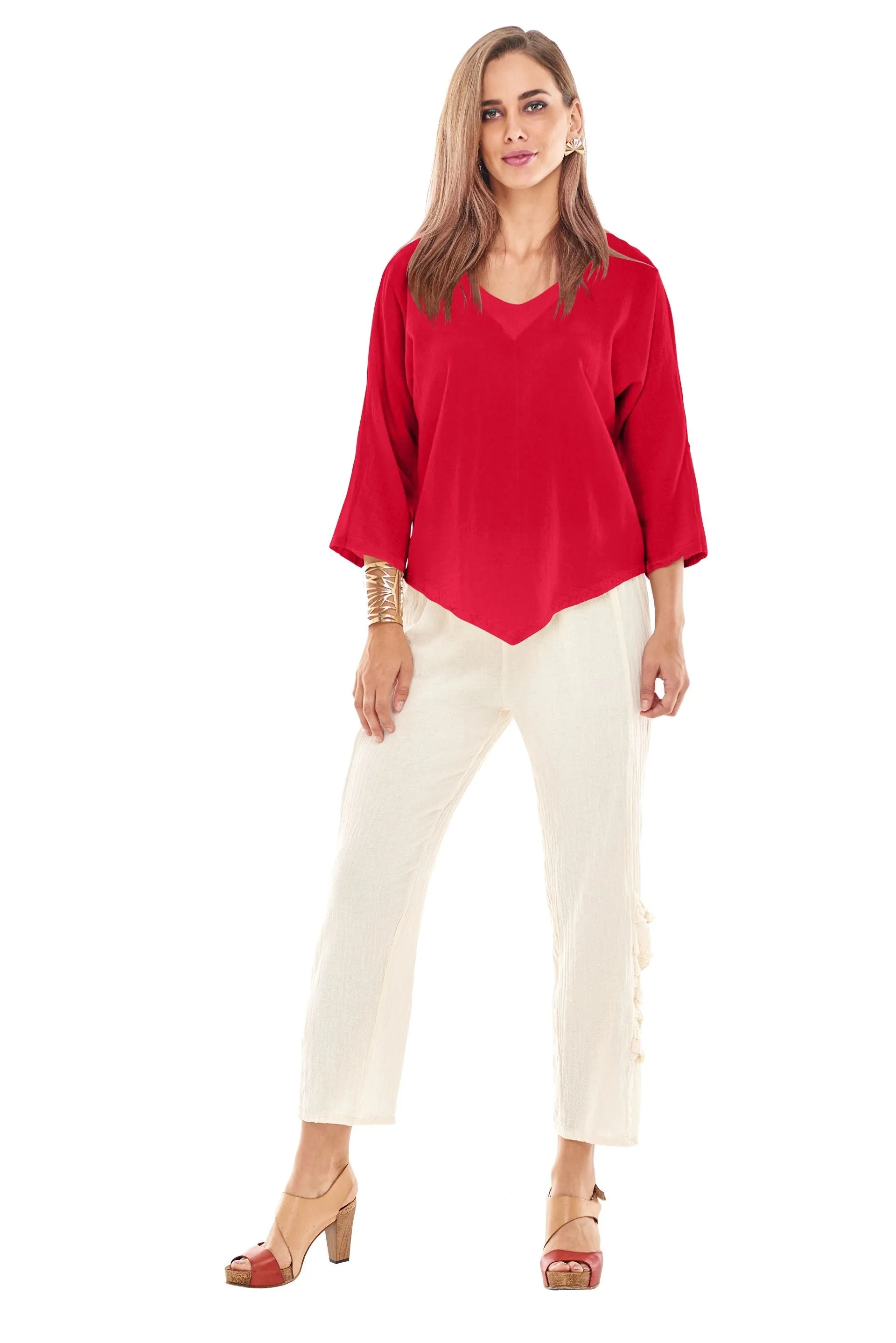 Oh My Gauze Lynn Crimson Top