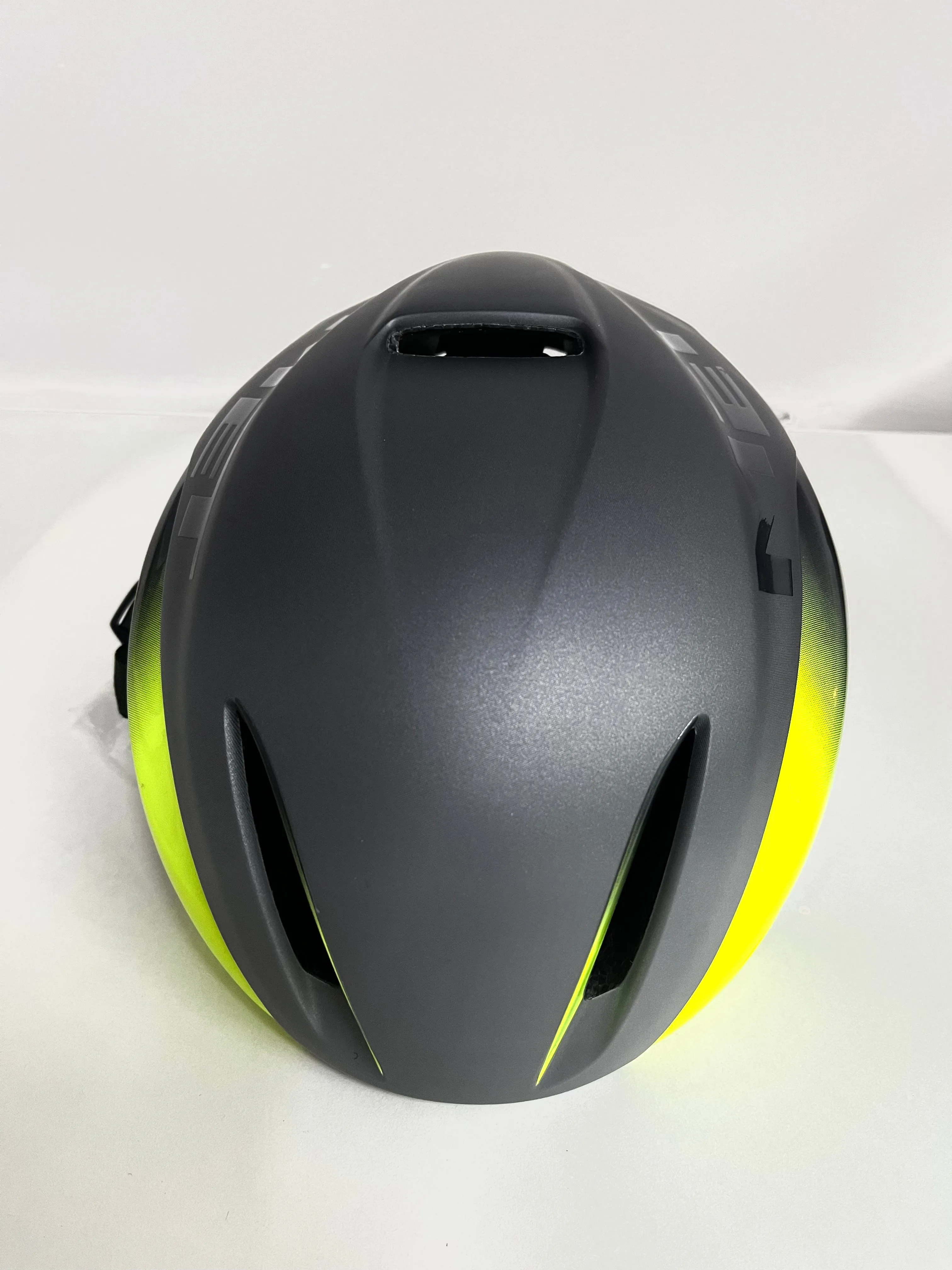 [Open Box] MET Manta MIPS Aero Road Cycling Helmet (Gray/Fluo Yellow/Matt Glossy)