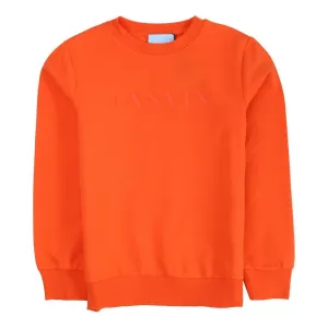 Orange Logo Sweatshirt