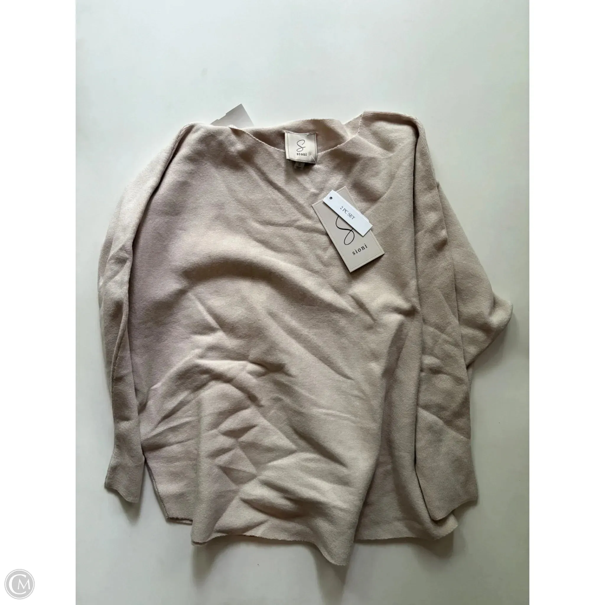 Pants Set 2pc By Sioni In Cream, Size: S