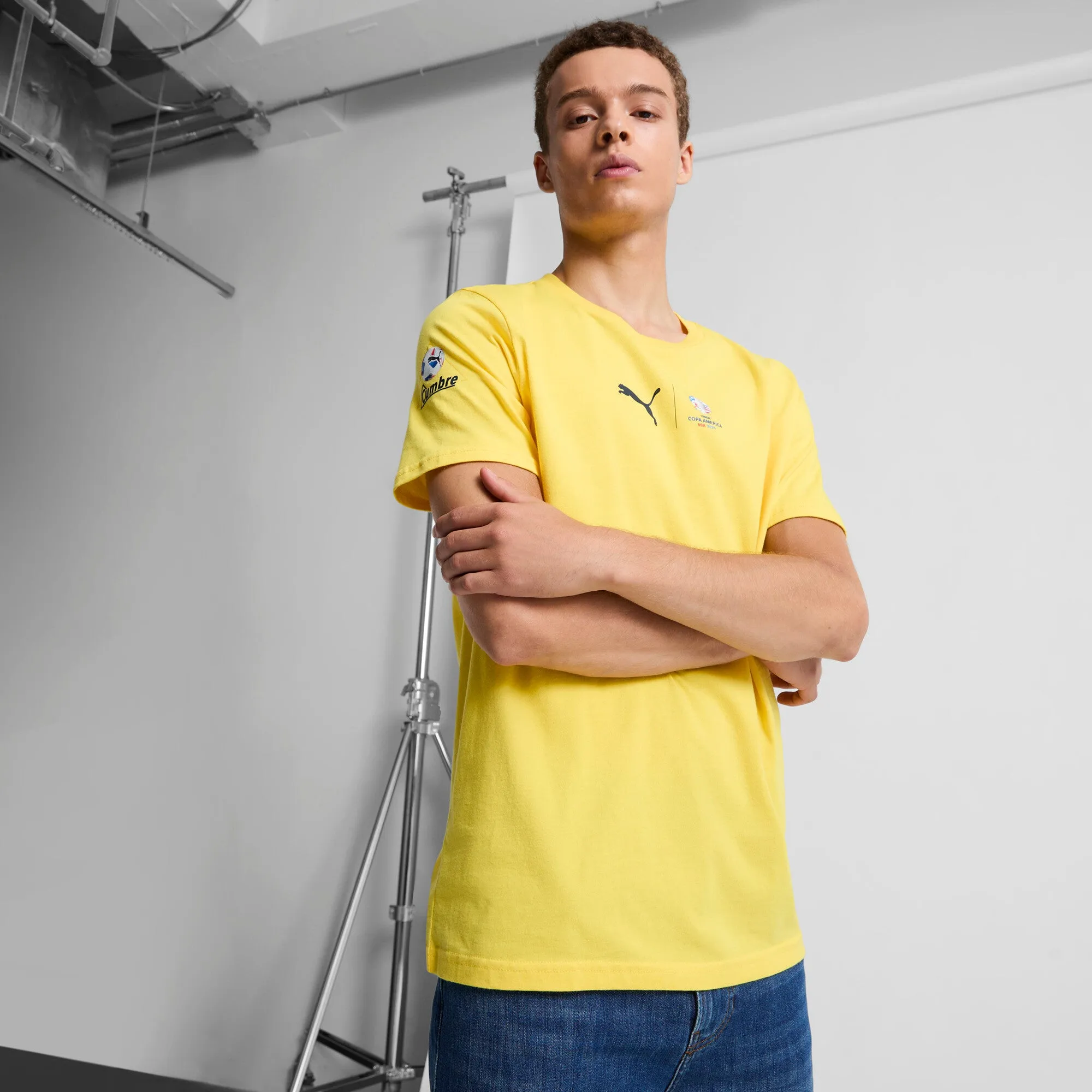 PUMA Men's CONMEBOL Copa Amrica 2024 Colombia Tee