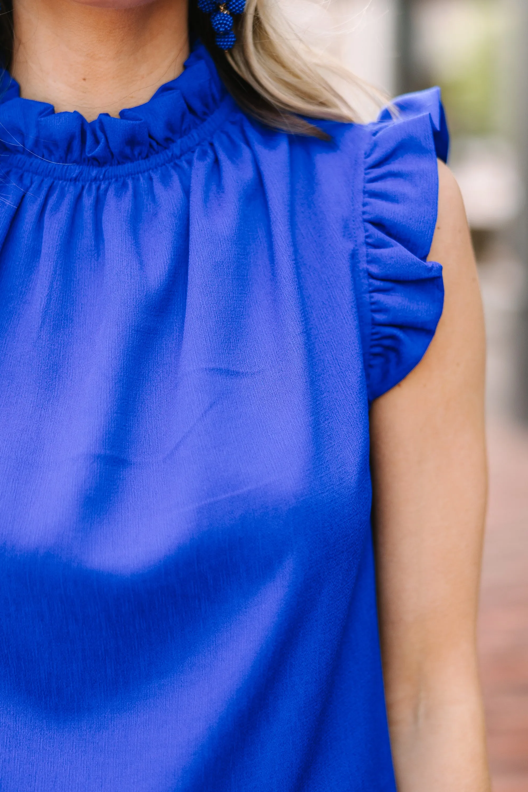 Put It To The Test Royal Blue Tank