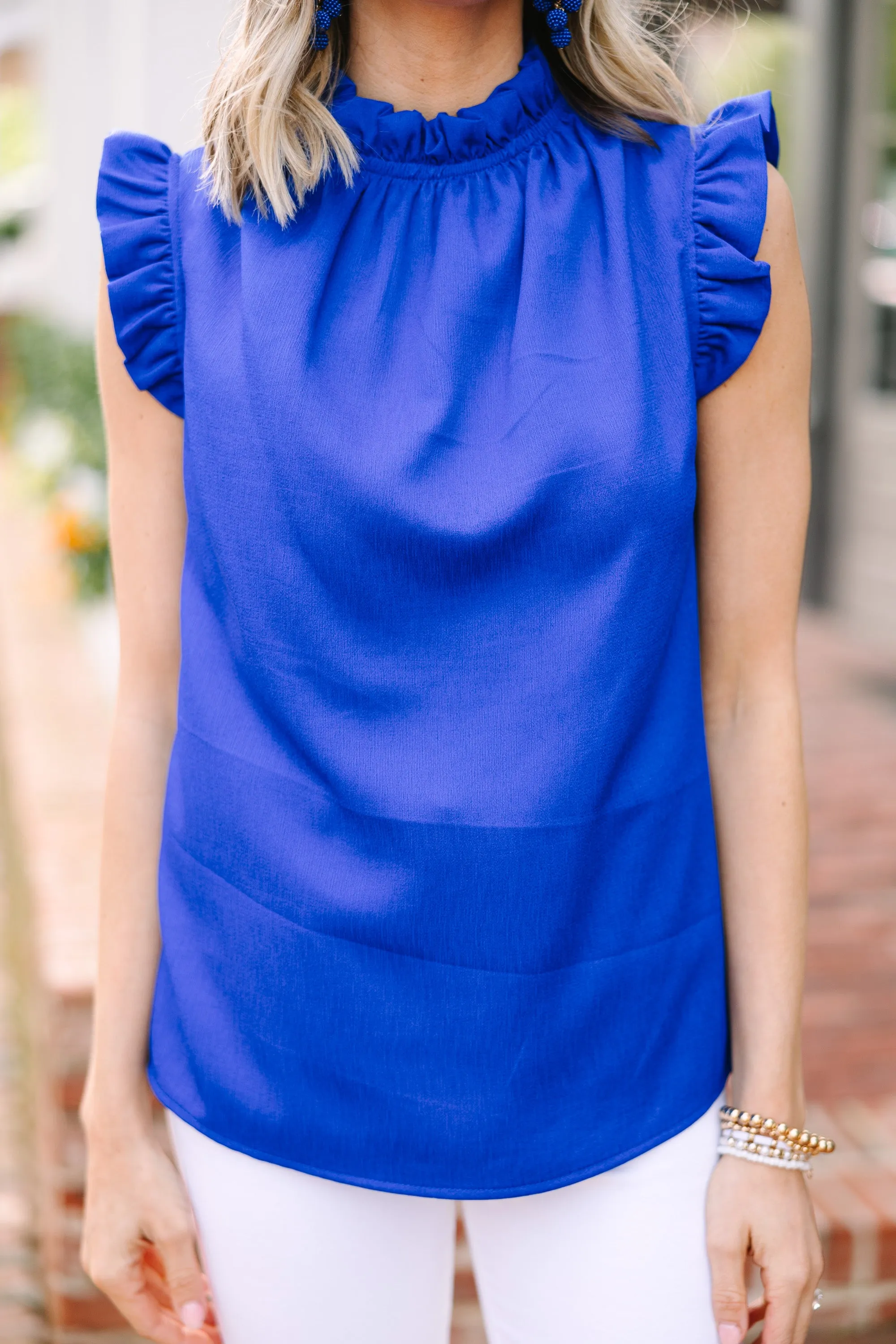 Put It To The Test Royal Blue Tank
