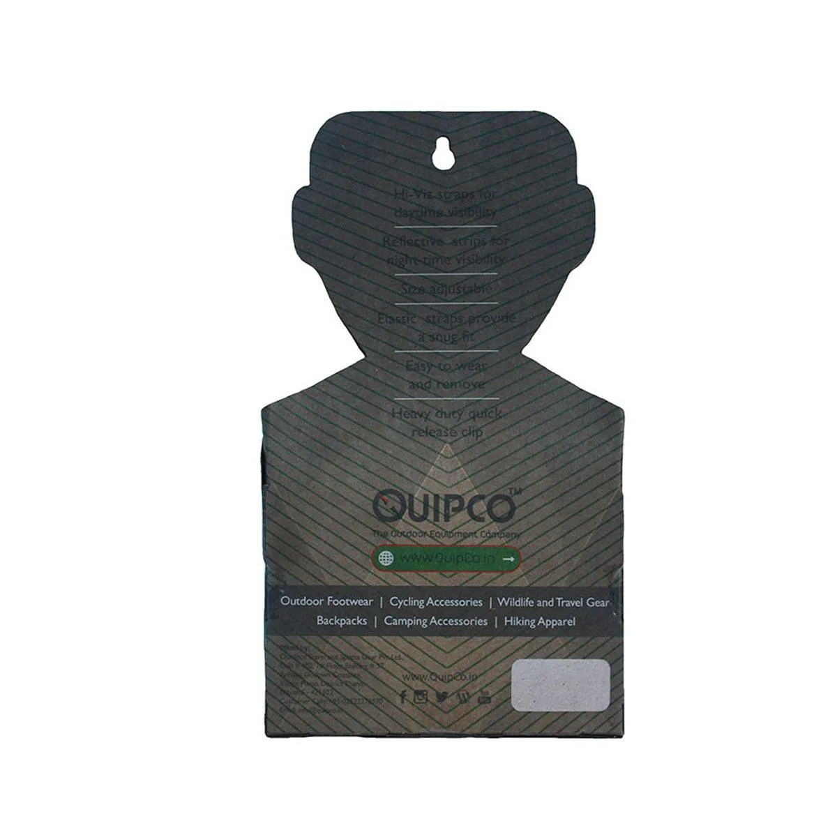 QuipCo Flash Hi Viz Suspenders (Fluorescent Green)