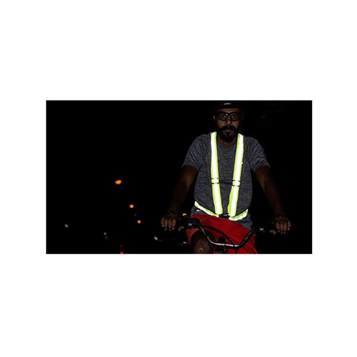 QuipCo Flash Hi Viz Suspenders (Fluorescent Green)