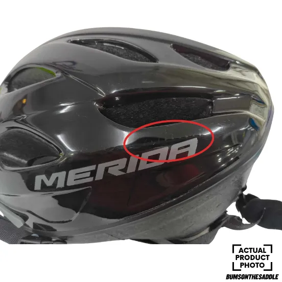 [Refurbished] Merida RF7 One Helmet (Shiny Black/Grey)
