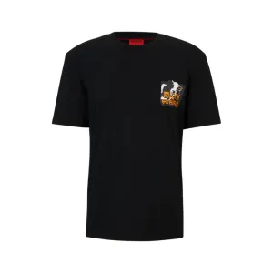 Relaxed-fit T-shirt in with seasonal artwork