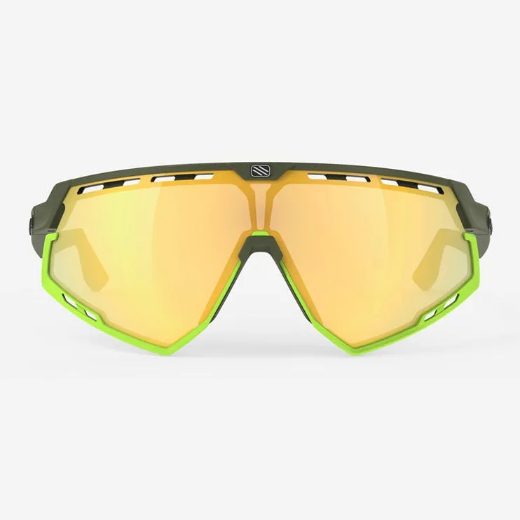Rudy Defender sunglasses - Olive Matte Multilaser Yellow