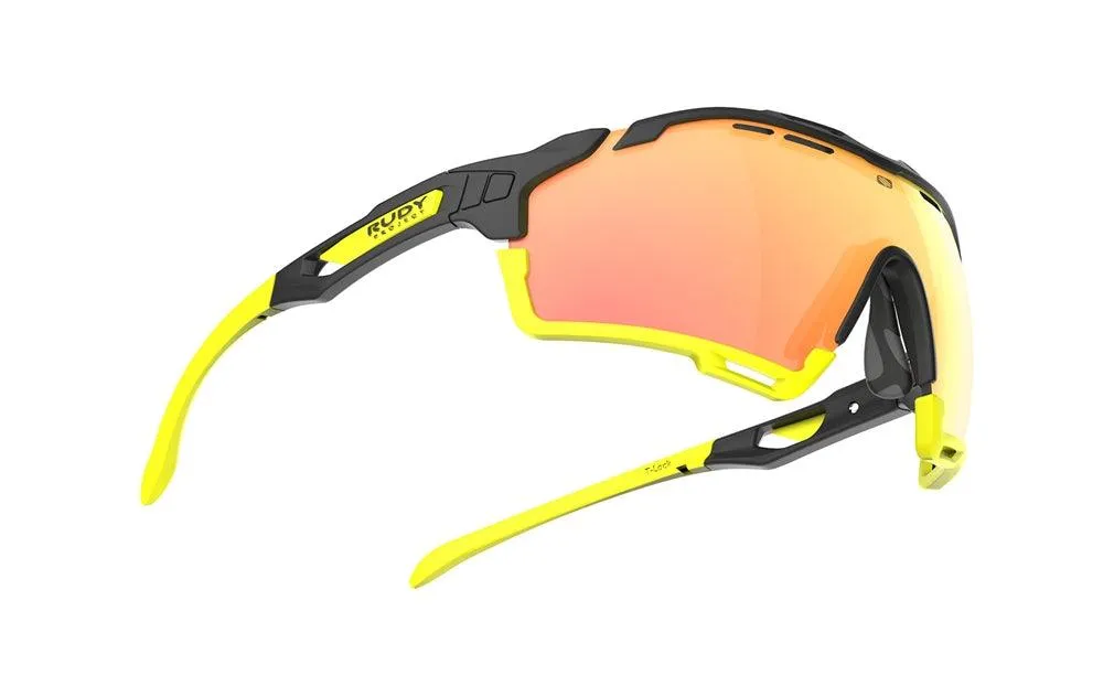 Rudy Project Cutline Sport Sunglasses (Black Matte/Multilaser Orange)
