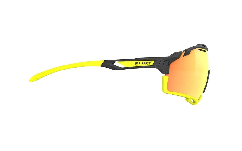 Rudy Project Cutline Sport Sunglasses (Black Matte/Multilaser Orange)
