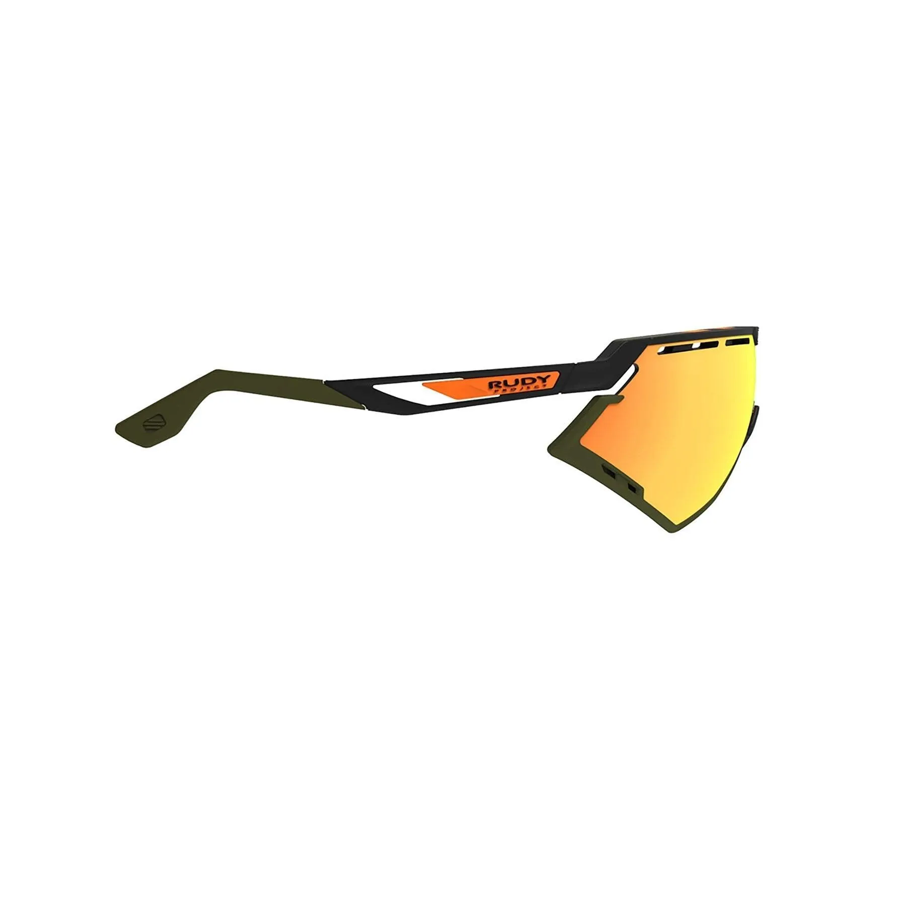Rudy Project Defender Sport Sunglasses (Stripes/Black Matte/Multilaser Orange)