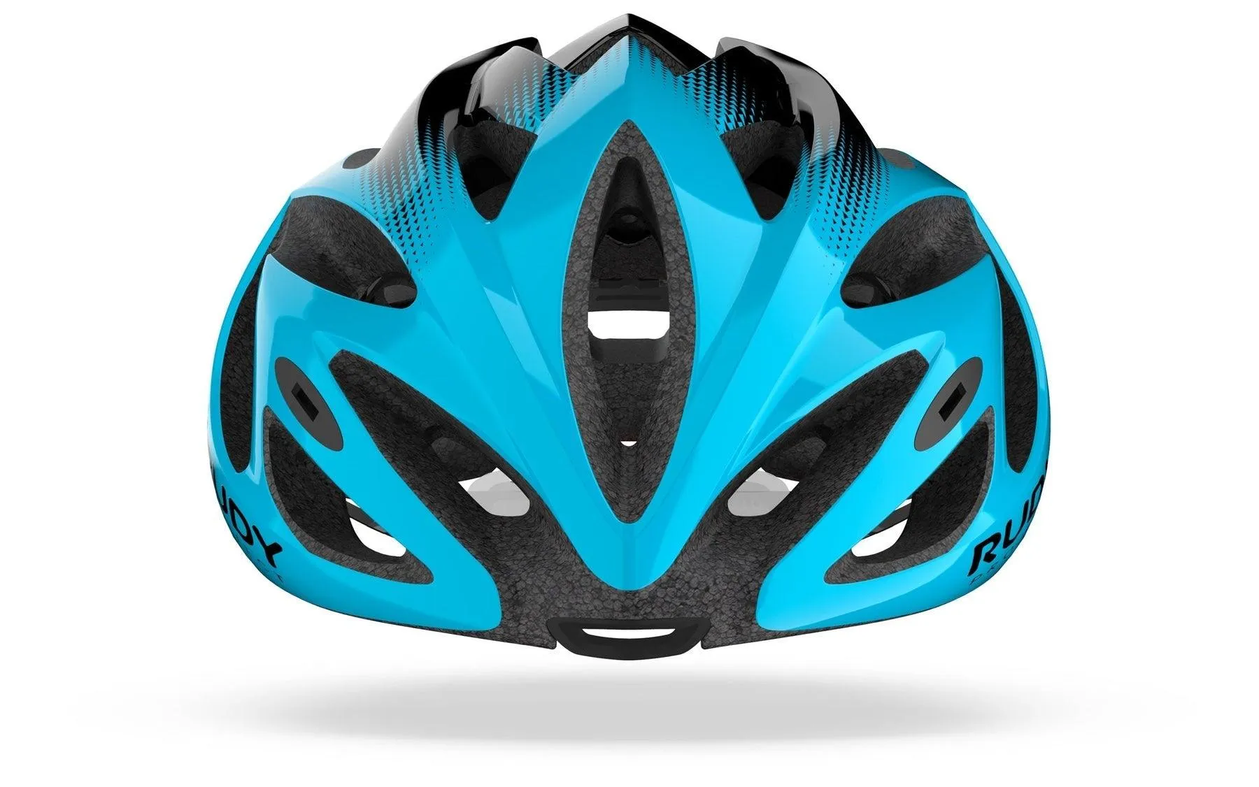 Rudy Project Rush Road Cycling Helmet (Azur/Black-Shiny)