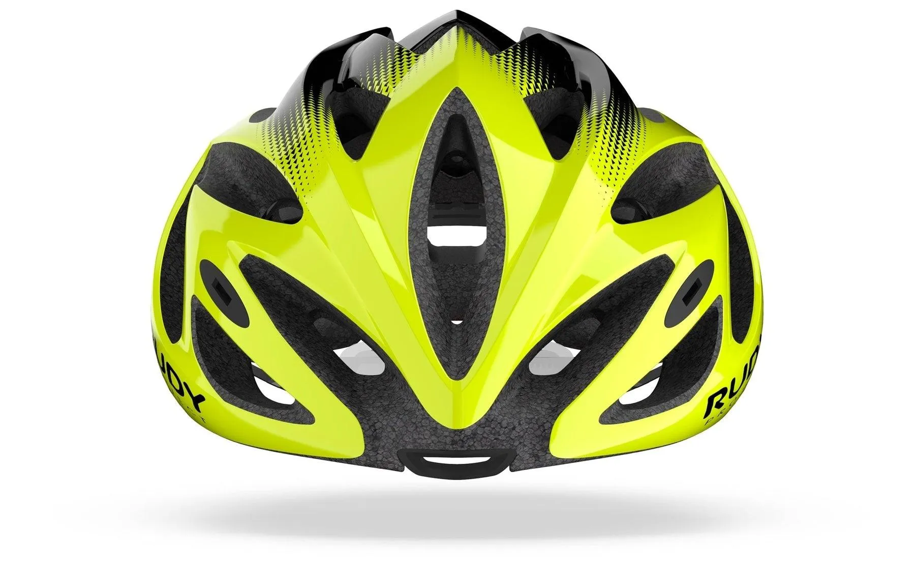 Rudy Project Rush Road Cycling Helmet (Yello Fluo/Black-Shiny)