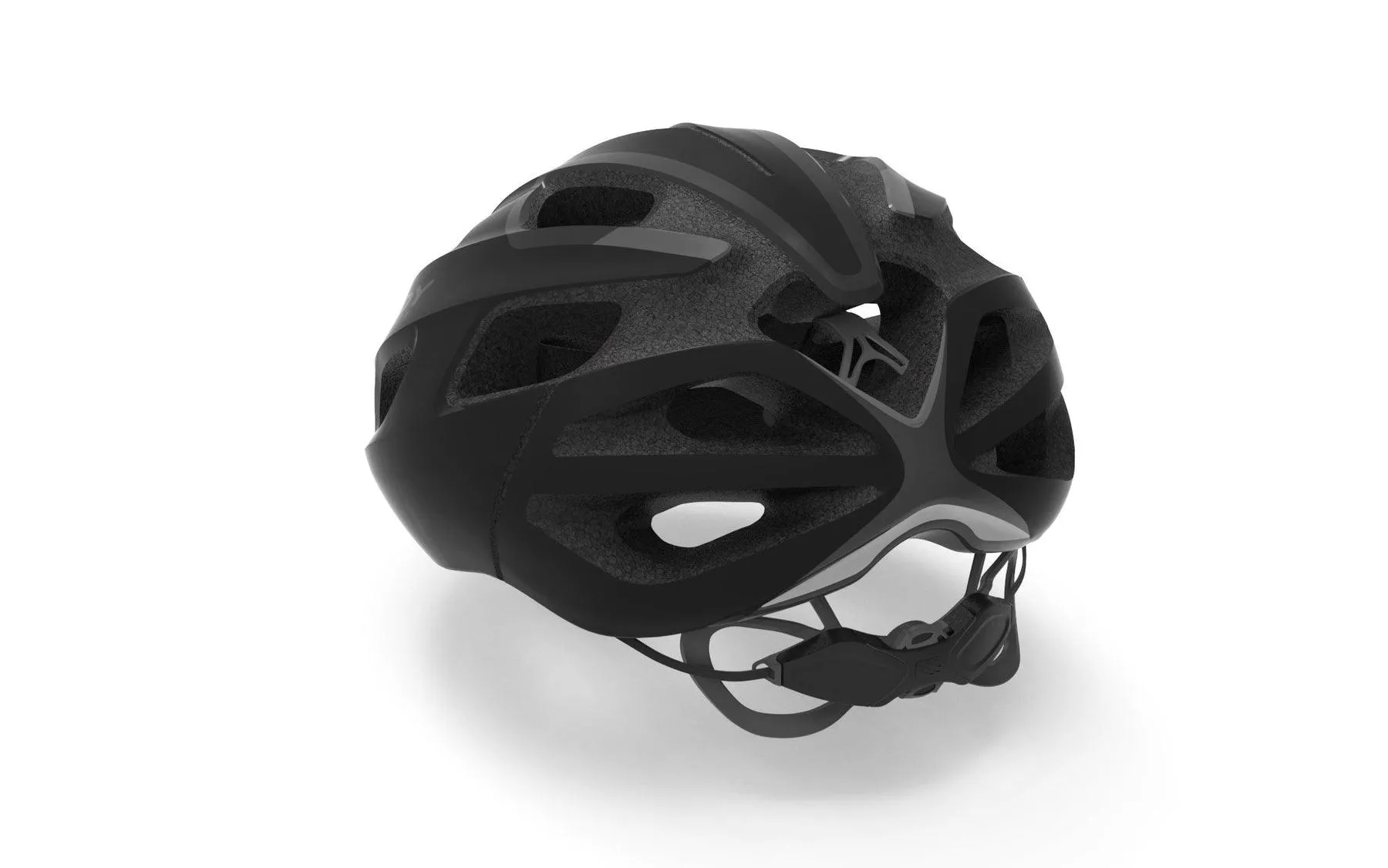 Rudy Project Strym Road Cycling Helmet (Black Stealth-Matte)