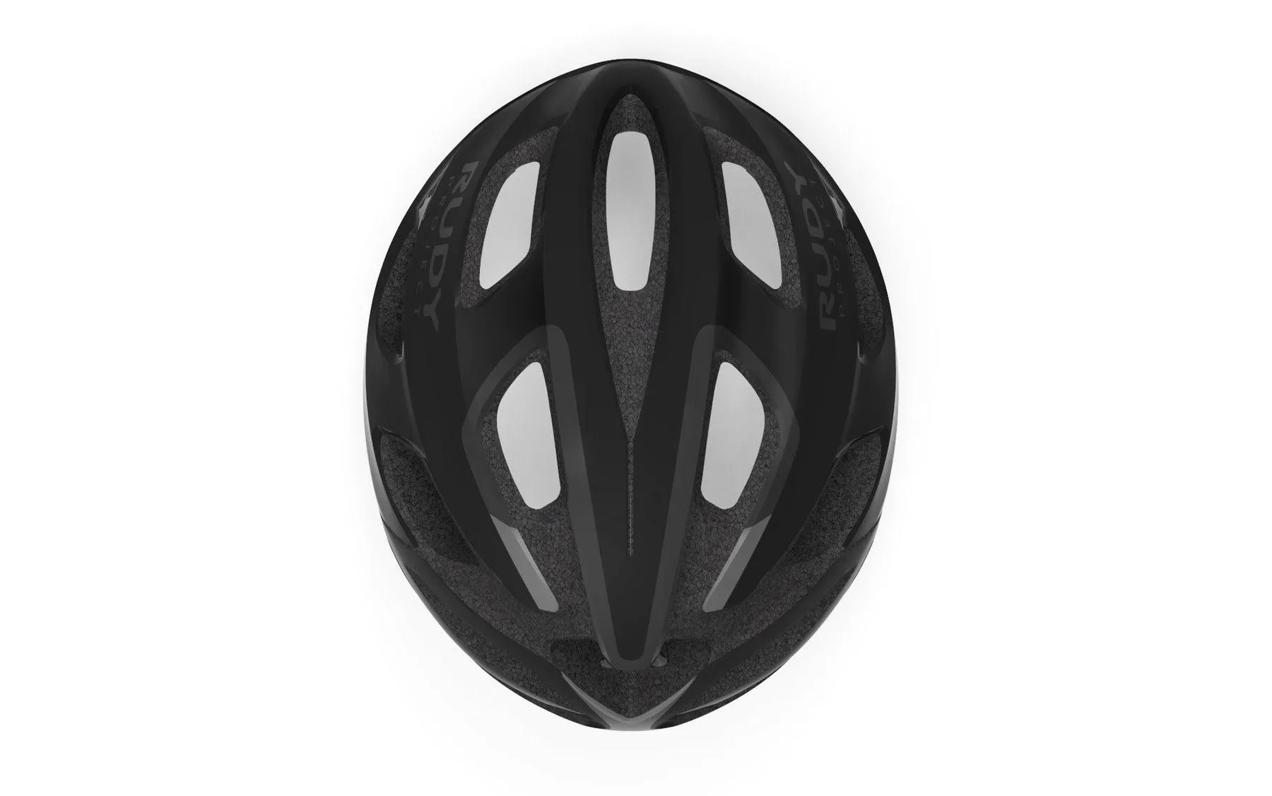Rudy Project Strym Road Cycling Helmet (Black Stealth-Matte)