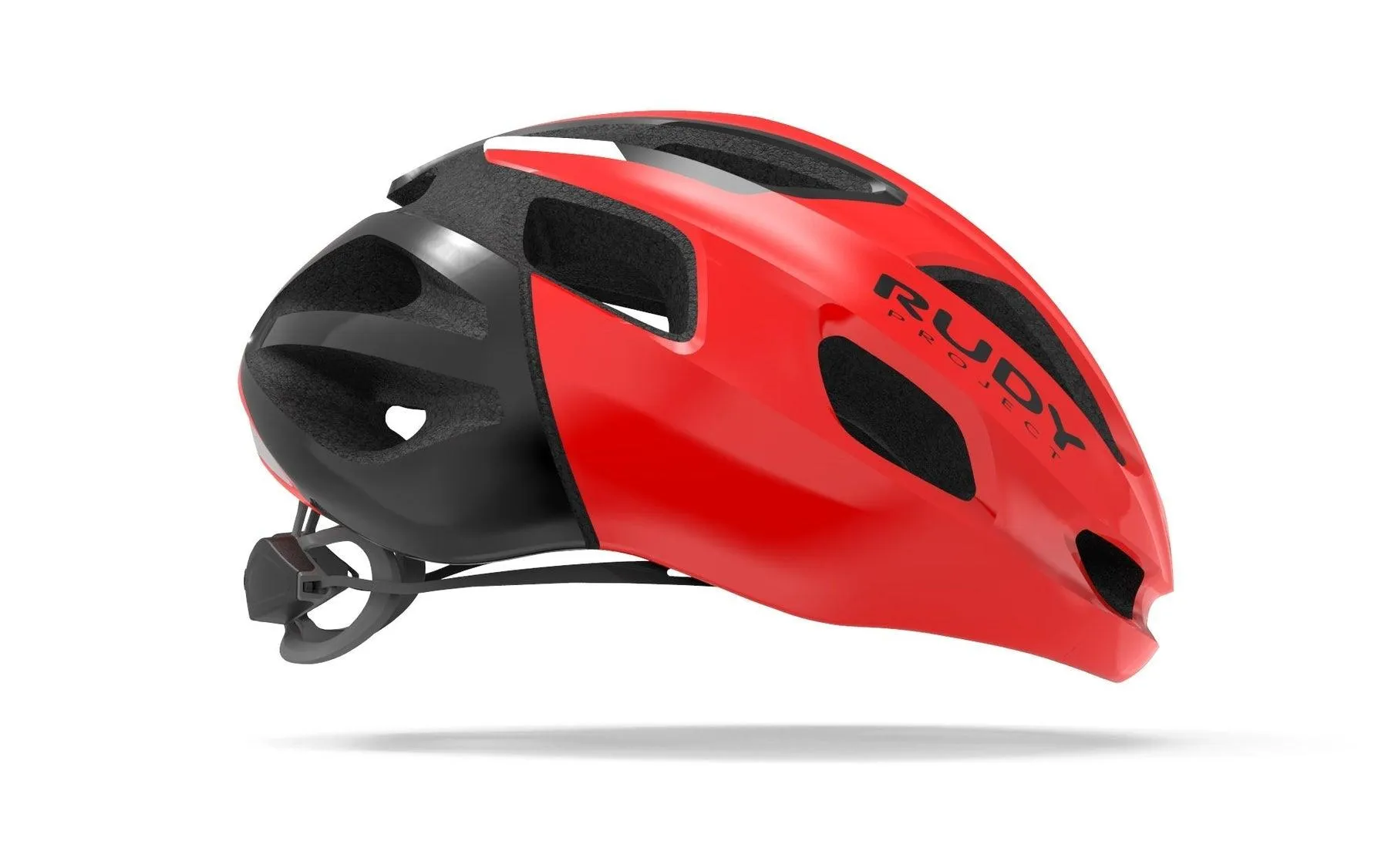Rudy Project Strym Road Cycling Helmet (Red-Shiny)