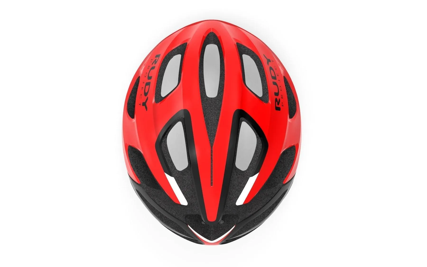 Rudy Project Strym Road Cycling Helmet (Red-Shiny)