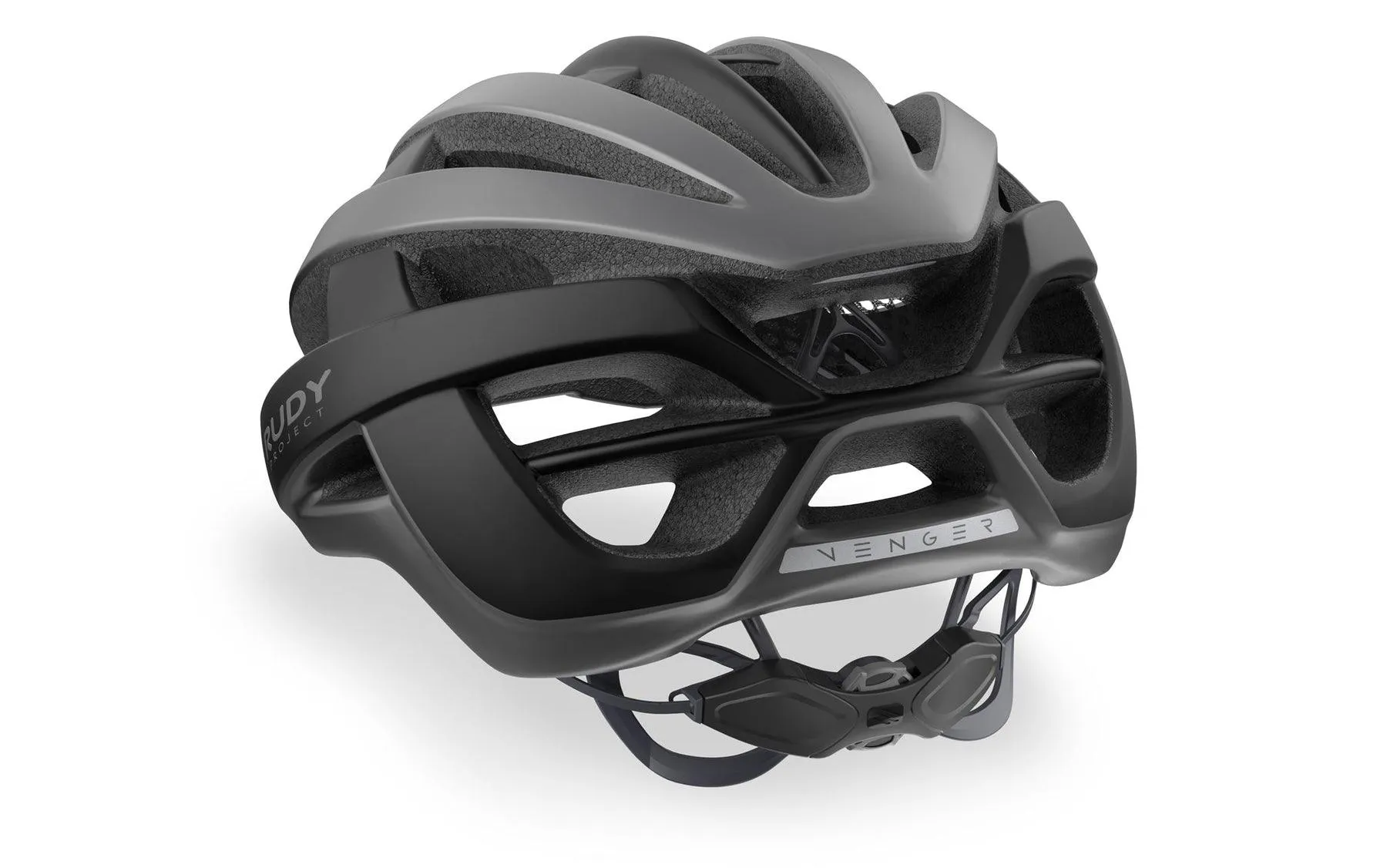 Rudy Project Venger Road Cycling Helmet (Titanium/Black-Matte)