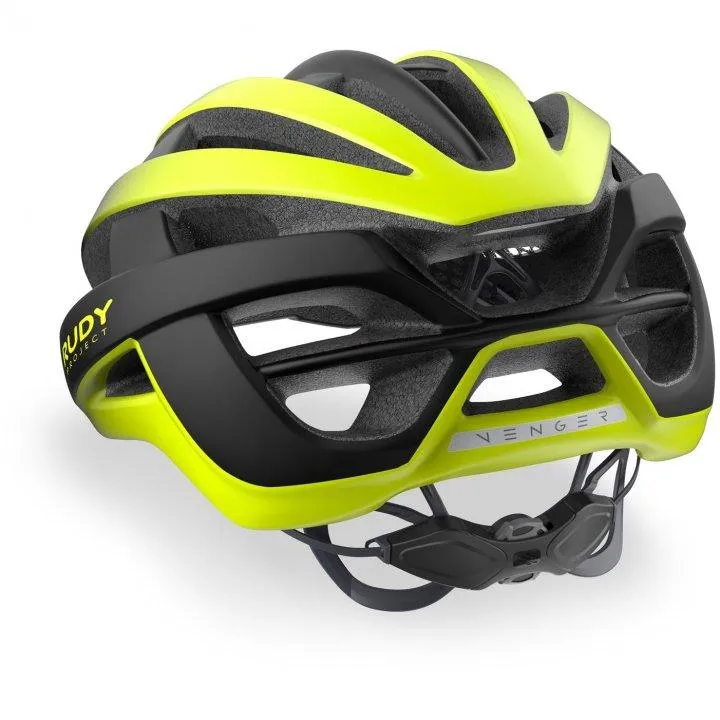 Rudy Project Venger Road Cycling Helmet (Yellow Fluo/Black/Matte)