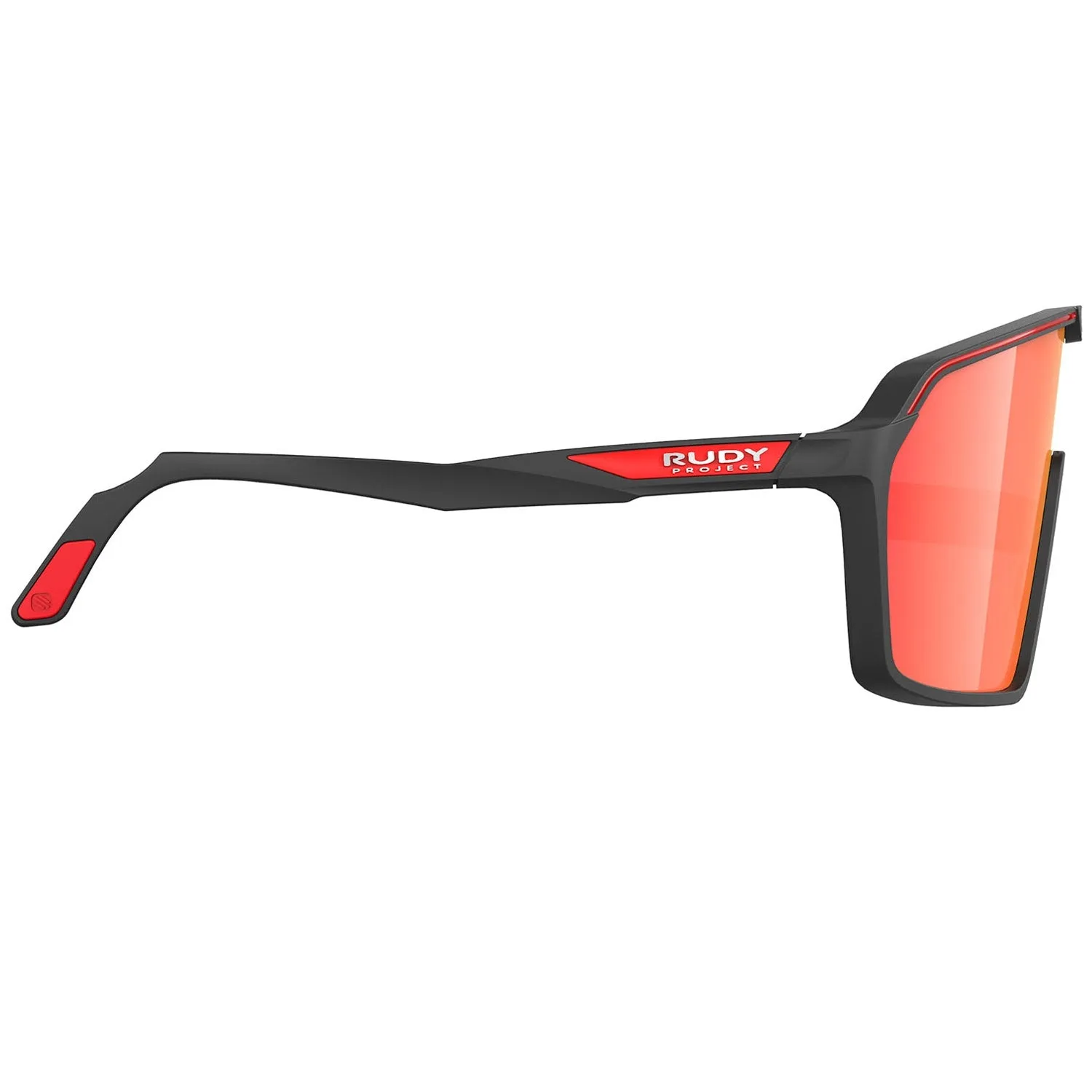 Rudy Spinshield sunglasses - Black Matte-Rp Optics Multilaser Red