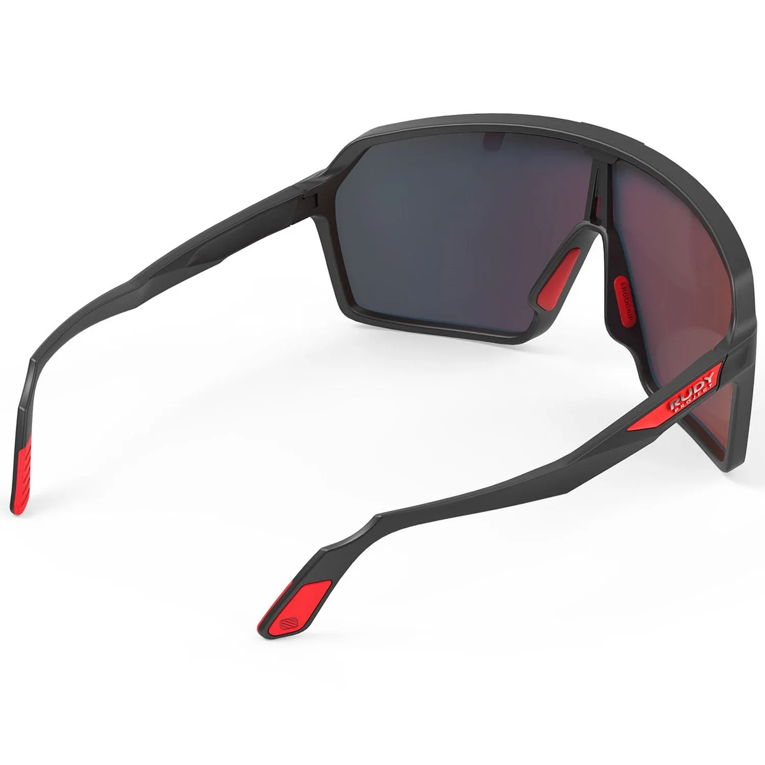 Rudy Spinshield sunglasses - Black Matte-Rp Optics Multilaser Red