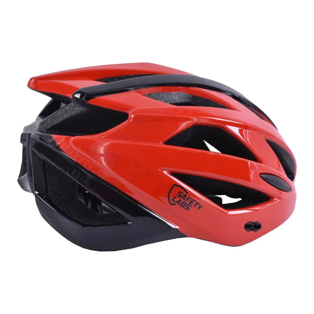 Safety Labs Juno Road Cycling Helmet (Red/Black)
