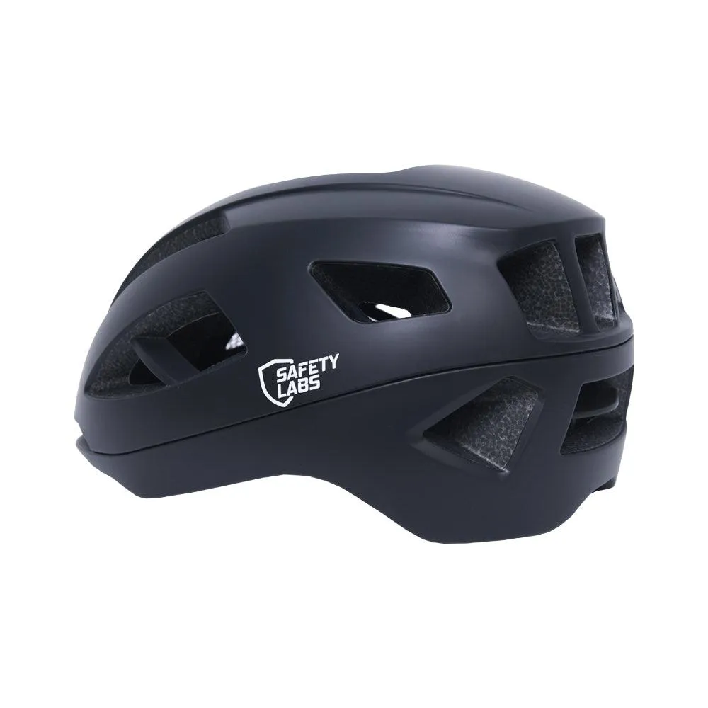 Safety Labs X-EROS 2.0 Road Cycling Helmet (Matt Black)