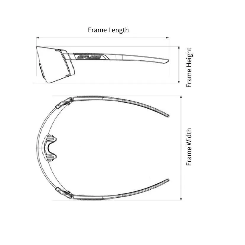 Salice RW018 Sport Sunglass (RW Red/White Red)