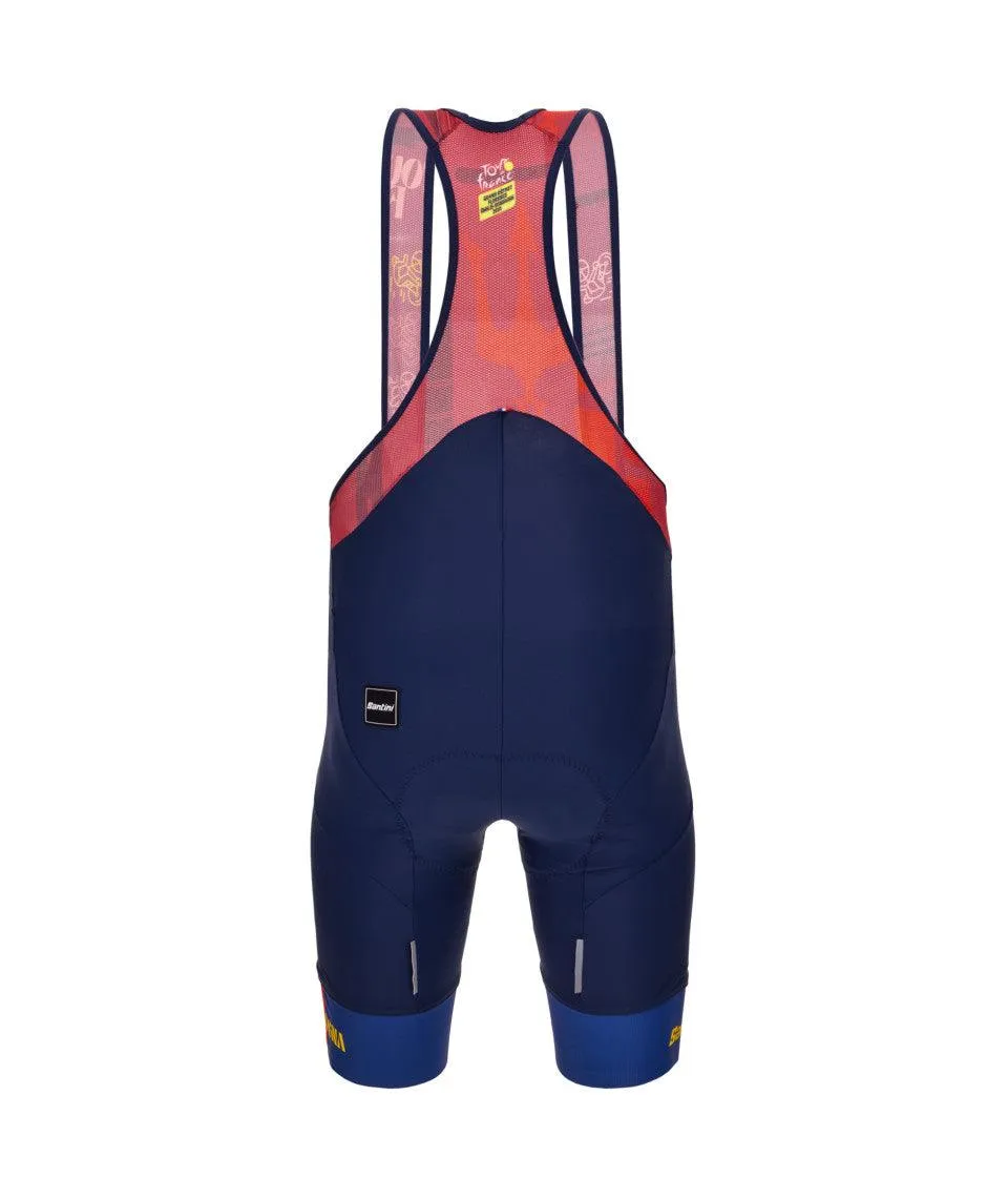 Santini Bologna Men's Cycling Bibshorts (Navy Blue)