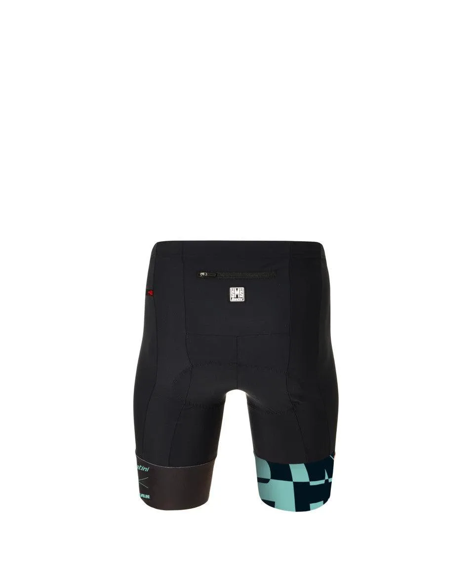 Santini Enigma Men's Triathlon Shorts (Aqua)