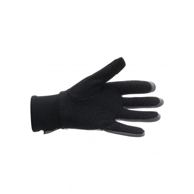 Santini H20 Vega Unisex Cycling Gloves (Black)