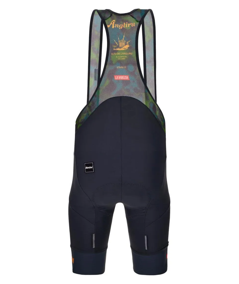 Santini La Vuelta Angliru Men's Cycling Bibshorts (Titan)