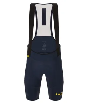 Santini Le Malliot Jaune Men's Cycling Bibshorts (Navy Blue)
