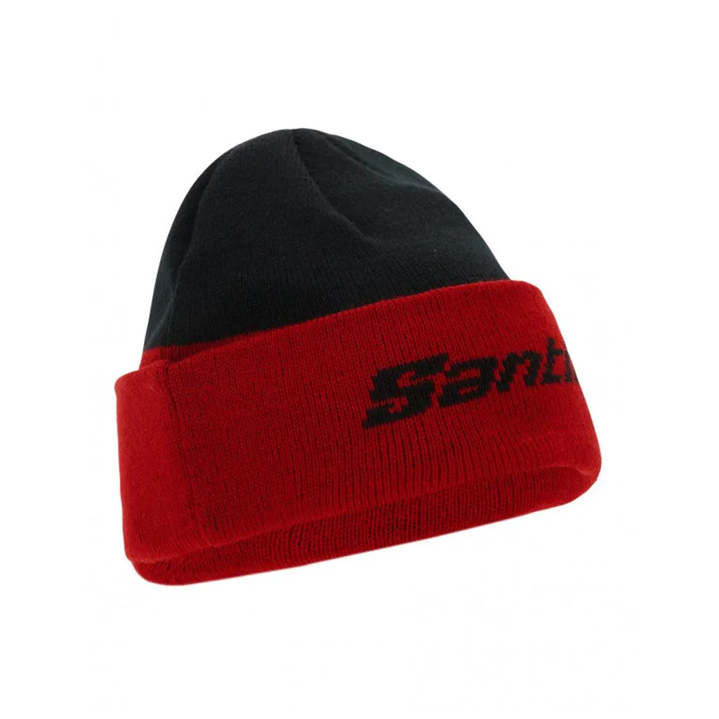 Santini TDF Parigi Roubaix Wool Cap (Black)
