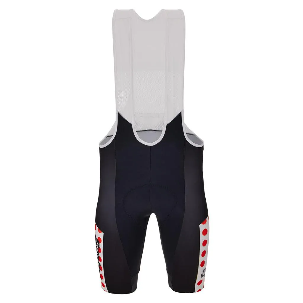Santini Tour De France Kom Men's Cycling Bibhsorts (Polka Dots)