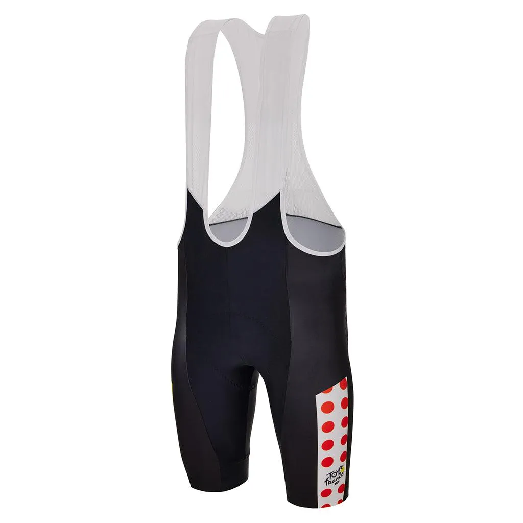 Santini Tour De France Kom Men's Cycling Bibhsorts (Polka Dots)