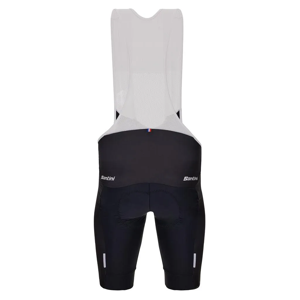 Santini Tour De France Leader Men's Cycling Bibhsorts (Black/Yellow)
