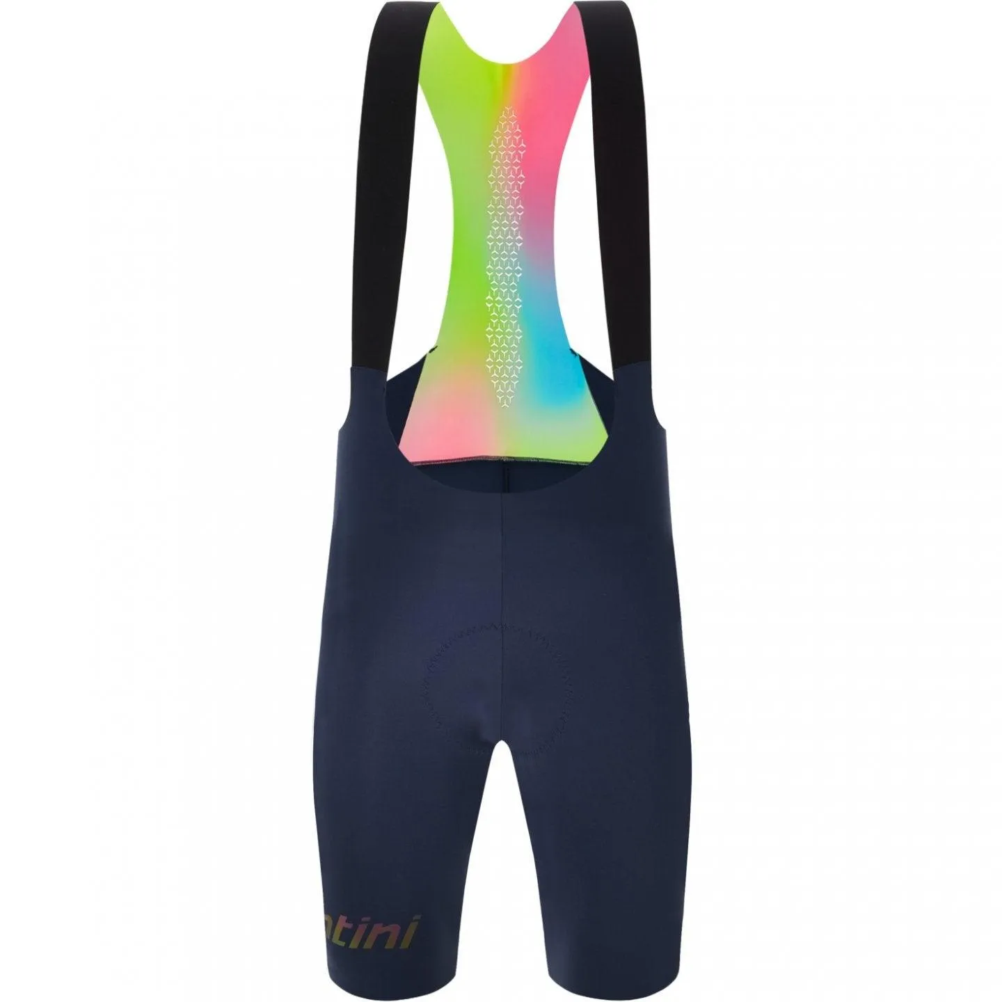 Santini Unico Men's Cycling Bibshorts (Blue)