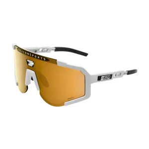 Scicon Aeroscope Sport Sunglasses (White Gloss/Multimirror Bronze)