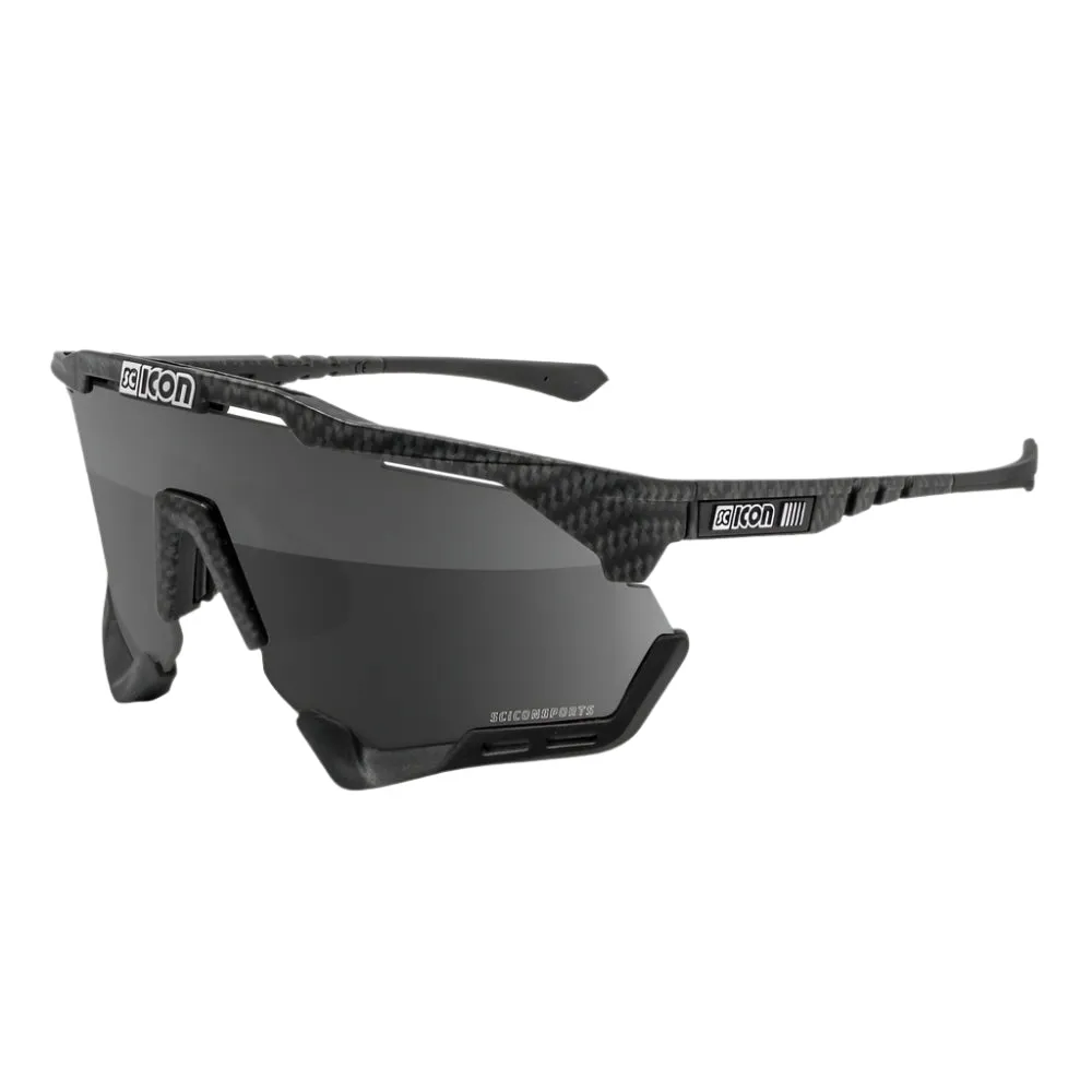 Scicon Aeroshade XL Sport Sunglasses (Carbon Matt/Multimirror Silver)